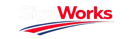 SignWorks - Logo de empresa de letreros iluminados en Costa Rica